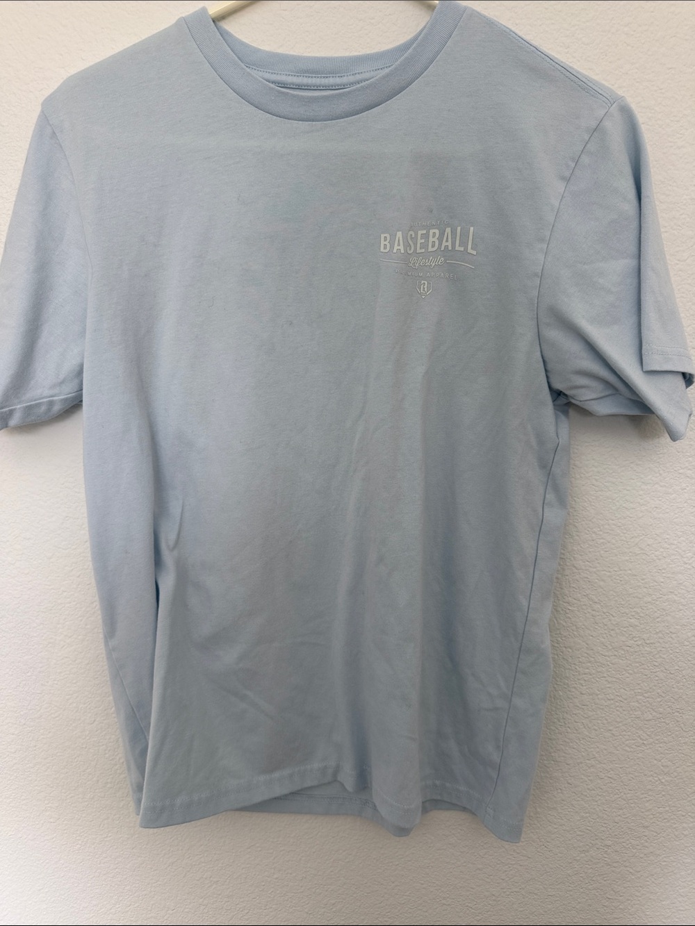 Youth baseball lifestyle 101 Light Blue Baseball Graphic Tee - Unbranded